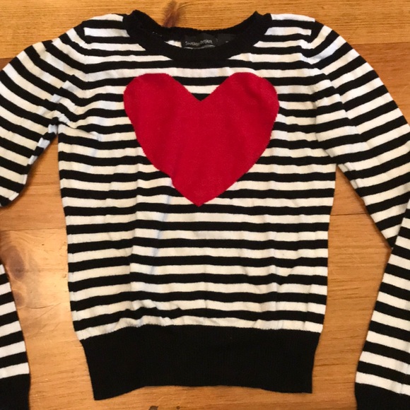 heart sweater women's